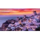Алмазна мозаїка Захід над Санторіні 30*40см