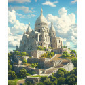 Алмазна мозаїка Базиліка Сакре-Кер, Париж  30*40см