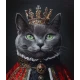 Алмазна мозаїка Котяча велич  30*40см