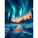 Алмазна мозаїка Небесний мороз  30*40см