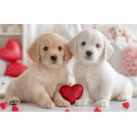 Алмазна мозаїка Кохання цуциків 30*40см