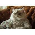 Алмазна мозаїка Королівські вусики  30*40см