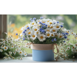 Алмазна мозаїка Літній букет 30*40см