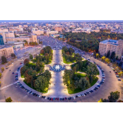 Алмазна мозаїка Площа Свободи у Харкові  без підрамника, 30*40см