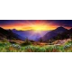 Алмазна мозаїка Гірський захід  без підрамника, 30*40см