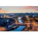 Алмазна мозаїка Вечірній Харків  40*50см