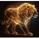 Алмазна мозаїка  Золотий лев 40*50см