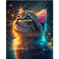 Алмазна мозаїка Милий котик 40х50