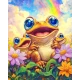 Алмазна мозаїка Жабка з дітьми 40х50