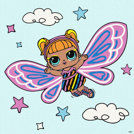 Картина за номерами L.O.L. Surprise! OMG Fairies Flutterstar 40х40см КНО1090
