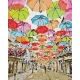 Картина за номерами  Яскрава вуличка  40*50см КНО3508