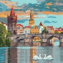 Картина за номерами Вечірня Прага  КНО3616