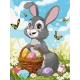Картина за номерами Великодній гість 30х40см КНО6200