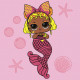 Картина за номерами L.O.L. Surprise! Mermaids Queen Bee 40х40 см КНО6265