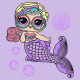 Картина за номерами L.O.L. Surprise! Mermaids Miss Sea 40х40 см КНО6263