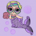 Картина за номерами L.O.L. Surprise! Mermaids Miss Sea 40х40 см КНО6263