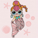 Картина за номерами L.O.L. Surprise! Mermaids Neon QT 40х40 см КНО6264