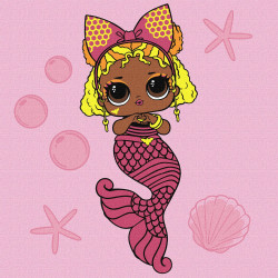 Картина за номерами L.O.L. Surprise! Mermaids Queen Bee КНО6265