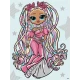 Картина за номерами L.O.L.Surprise! O.M.G.Fashion show Twist Queen страз 30х40 см КНО6274
