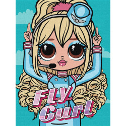 Картина за номерами L.O.L. Surprise! O.M.G. Fly Gurl 30х40 см КНО6275