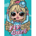 Картина за номерами L.O.L. Surprise! O.M.G. Fly Gurl 30х40 см КНО6275