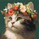 Картина за номерами Весняний вінок 40х40см КНО6509
