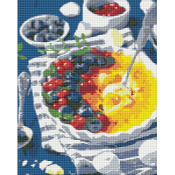 Алмазна мозаїка  Чорничне крем-брюле  AMO7142  40х50см