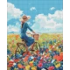 Алмазна мозаїка Поїздка у квітах 40х50см   AMO8059
