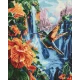 Алмазна мозаїка Тропічна пташка 40х50см AMO8100