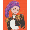 Алмазна мозаїка K-pop Demon Hunters 40*50 см OD 6018