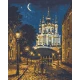 Алмазна мозаїка Вечірній Київ 40*50 см OD 3473