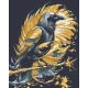 Алмазна мозаїка Гордий ворон 40*50 см OD 3421