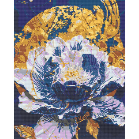Алмазна мозаїка Дивовижна квітка 40*50 см OD 3443