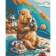 Алмазна мозаїка Загадкова капібара 40*50 см OD 3468