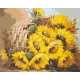 Алмазна мозаїка Соняшники у кошику. Квіти 40*50 см OD 3027