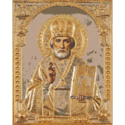 Алмазна мозаїка Релігія. Микола Чудотворець 40*50 см OD 3432