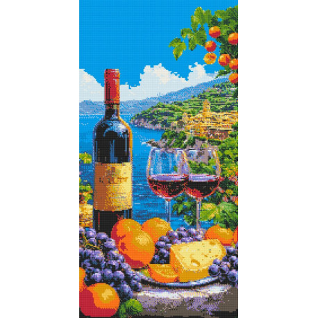 Алмазна мозаїка Аромат літа 40*80 см OD 5143