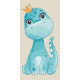 Картина за номерами Cute dino 40х80 см 15112-AC