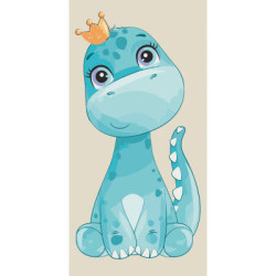 Картина за номерами Cute dino 40х80 см 15112-AC