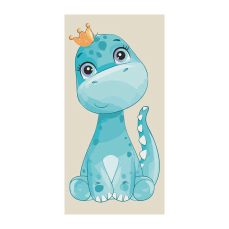 Картина за номерами Cute dino 40х80 см 15112-AC
