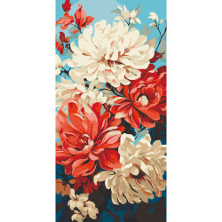 Картина за номерами Жоржини  40х80 см 13070-AC