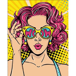 Картина за номерами Wow girl 40*50см 504024-NC