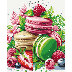 Картина за номерами Макаруни 40*50cм