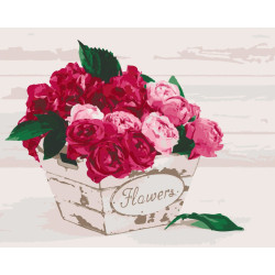 Картина за номерами Flower's boxт лак 40*50см