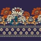 Картина за номерами Флористичний орнамент лак 30*30см