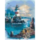Картина за номерами Маяк лак 30*40см