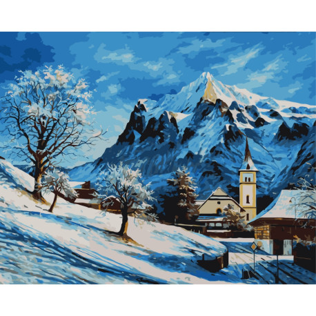 Картина за номерами Альпи 40*50см