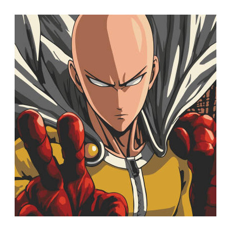 Картина за номерами One-Punch Man 40х40 см 16083-AC
