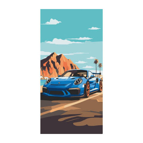 Картина за номерами Sports car лак 40*80см