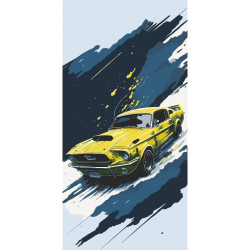 Картина за номерами Ford Mustang 40*80см лак